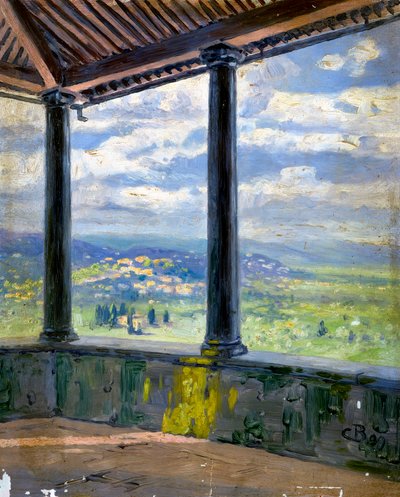 Tuscan Landscape by Arnold Böcklin